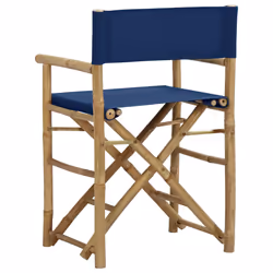 VidaXL 313030 outdoor chair Terrace Bamboo, Polyester - Additional view 5