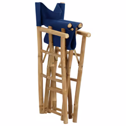 VidaXL 313030 outdoor chair Terrace Bamboo, Polyester - Additional view 6