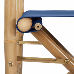 VidaXL 313030 outdoor chair Terrace Bamboo, Polyester - Additional view 7