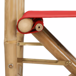 VidaXL 313031 outdoor chair Terrace Bamboo, Polyester - Additional view 7
