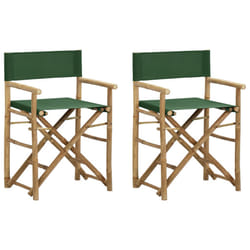 VidaXL 313032 outdoor chair Terrace Bamboo, Polyester