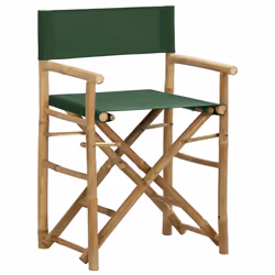 VidaXL 313032 outdoor chair Terrace Bamboo, Polyester