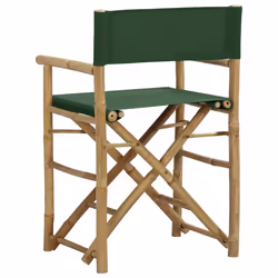 VidaXL 313032 outdoor chair Terrace Bamboo, Polyester - Additional view 5