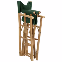 VidaXL 313032 outdoor chair Terrace Bamboo, Polyester - Additional view 6