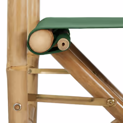 VidaXL 313032 outdoor chair Terrace Bamboo, Polyester - Additional view 7