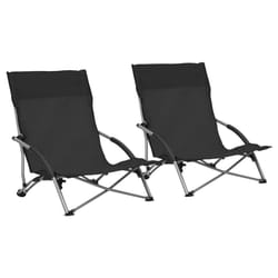VidaXL 312489 outdoor chair Terrace Oxford, Steel Black