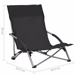 VidaXL 312489 outdoor chair Terrace Oxford, Steel Black - Additional view 8