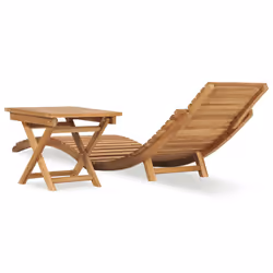 VidaXL 310666 outdoor chair Lounge Teak - Additional view 4