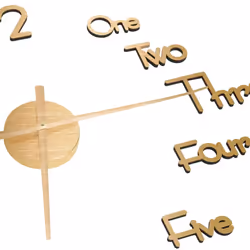 vidaXL 3D Wall Clock Modern Design Gold 100 cm XXL Analog Clock Living Room