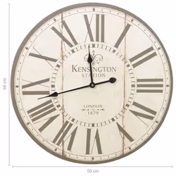 vidaXL Vintage Wall Clock London Home Office Decoration Hanging Analog Clock - Additional view 4