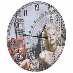 vidaXL Vintage Wall Clock 60 cm Analog Clock Decoration Bedroom Indoor Clock
