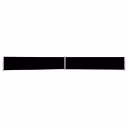 vidaXL Patio Retractable Side Awning 140x1200 cm Black Garden Privacy Screen - Additional view 4