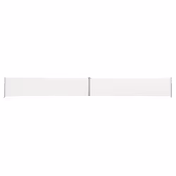 vidaXL Patio Retractable Side Awning 140x1200 cm Cream Garden Privacy Screen