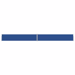 vidaXL Patio Retractable Side Awning 140x1200 cm Blue Garden Privacy Screen - Additional view 6