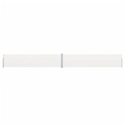 vidaXL Patio Retractable Side Awning 170x1200 cm Cream Garden Privacy Screen