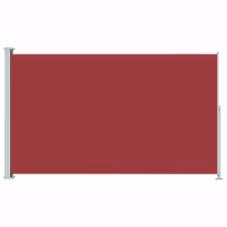 vidaXL Patio Retractable Side Awning 180x300 cm Red Privacy Screen Sunshade