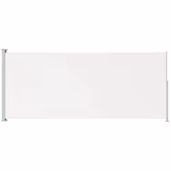 vidaXL Patio Retractable Side Awning 180x500 cm Cream Privacy Screen Sunshade