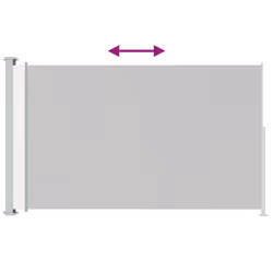 vidaXL Patio Retractable Side Awning 200x300 cm Cream Privacy Screen Sunshade