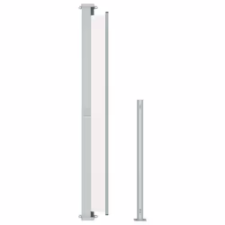 vidaXL Patio Retractable Side Awning 200x300 cm Cream Privacy Screen Sunshade - Additional view 4