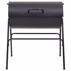 VidaXL 313635 outdoor barbecue/grill Barrel Charcoal (fuel) Black