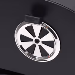 VidaXL 313635 outdoor barbecue/grill Barrel Charcoal (fuel) Black - Additional view 6