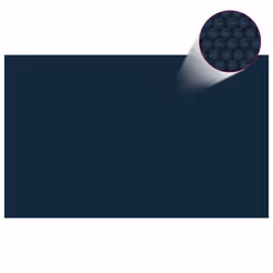 vidaXL Floating PE Solar Pool Flim 260x160 cm Black and Blue Pond Protector - Additional view 2