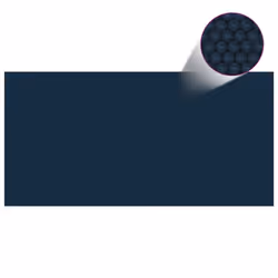 vidaXL Floating PE Solar Pool Flim 549x274 cm Black and Blue Pond Protector - Additional view 2