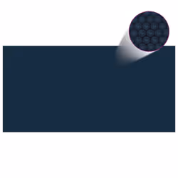vidaXL Floating PE Solar Pool Flim 732x366 cm Black and Blue Pond Protector - Additional view 2