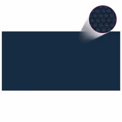 vidaXL Floating PE Solar Pool Flim 600x300 cm Black and Blue Pond Protector - Additional view 2