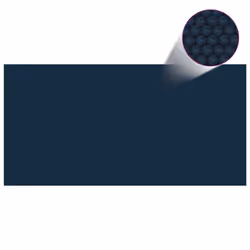 vidaXL Floating PE Solar Pool Flim 975x488 cm Black and Blue Pond Protector - Additional view 2