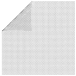 vidaXL Floating PE Solar Pool Film 260x160 cm Grey Cover Sheet Ground Cloth