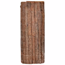 vidaXL Bark Fence 1000x70 cm Garden Barrier Privacy Lawn Border Outdoor Edge