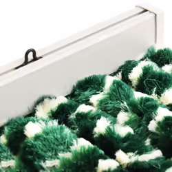 vidaXL Insect Curtain Green and White 100x220 cm Chenille Doorway Screen Blind - Additional view 4