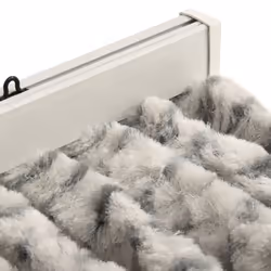 vidaXL Insect Curtain Light and Dark Grey 90x220 cm Chenille Doorway Screen - Additional view 4