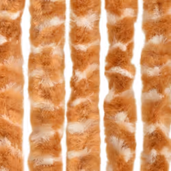 vidaXL Insect Curtain Ochre and White 90x220 cm Chenille Doorway Screen Blind
