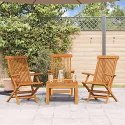 VidaXL 312277 outdoor chair Terrace Teak - Additional view 3