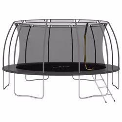 vidaXL Trampoline Set Round 488x90 cm 150 kg Outdoor Play Equipment Bouncer