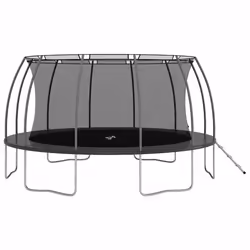 vidaXL Trampoline Set Round 488x90 cm 150 kg Outdoor Play Equipment Bouncer
