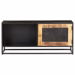 vidaXL Rough Mango Wood TV Cabinet Console Table Stereo Media Stand Sideboard