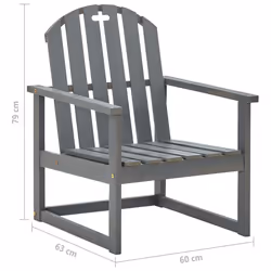 VidaXL 312419 outdoor chair Terrace Acacia wood - Additional view 8