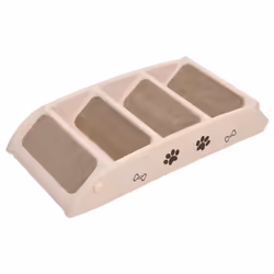 vidaXL Folding Dog Stairs Cream Non-skid Pet Furniture Puppy Step Ladder Ramp - Additional view 5