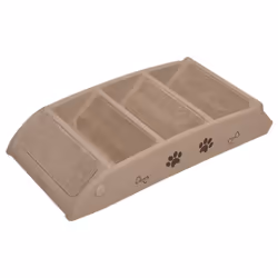 vidaXL Folding Dog Stairs Brown Non-skid Pet Furniture Puppy Step Ladder Ramp - Additional view 5