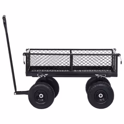 vidaXL Garden Hand Trolley Black 250 kg Hand Truck Wheelbarrow Dolly Garden - Additional view 5