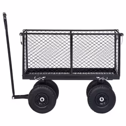 vidaXL Garden Hand Trolley Black 350 kg Hand Truck Wheelbarrow Dolly Garden - Additional view 5