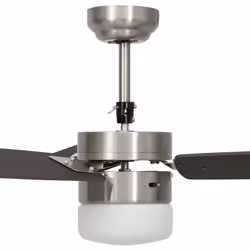 vidaXL Ceiling Fan with Light and Remote Control Dark Brown Summer Ventilator