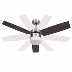 vidaXL Ceiling Fan with Light and Remote Control Dark Brown Summer Ventilator - Additional view 7