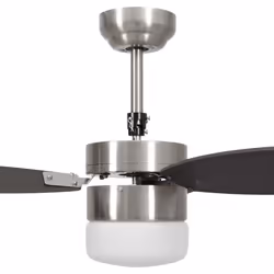 vidaXL Ceiling Fan with Light and Remote Control Dark Brown Ventilator Summer - Additional view 7