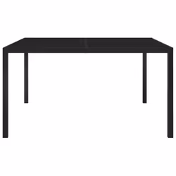 VidaXL 313099 outdoor table Black