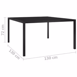 VidaXL 313099 outdoor table Black - Additional view 6