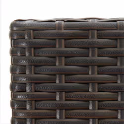 VidaXL 313454 outdoor chair Terrace Polyrattan, Steel Brown - Additional view 7